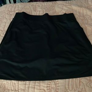 Brand new J. Crew black swim skirt